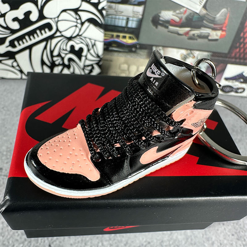 113. pink and black toes + box