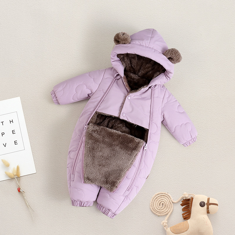 With zipper, fuchsia, cartoon