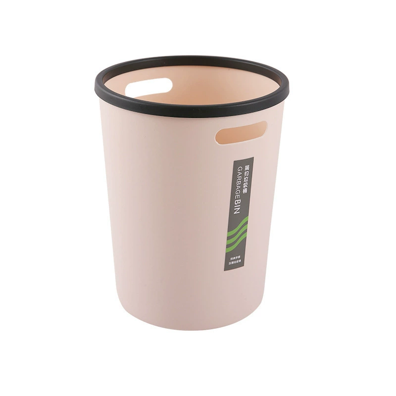 Plastic big garbage can, simple and elegant design, wholesale