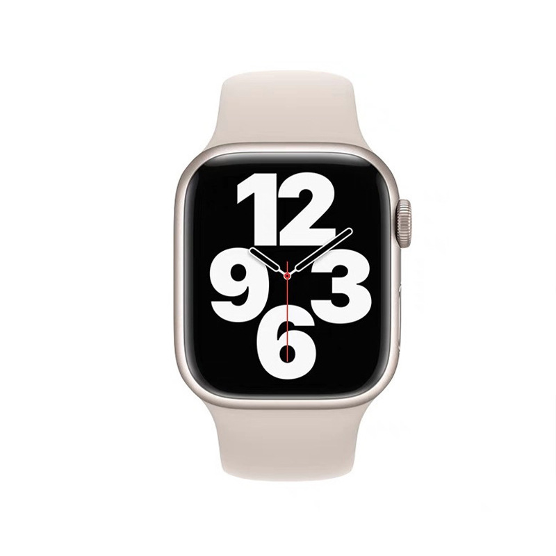 애플 실리콘 스트랩 애플 IWATCH6 스마트 스포츠 스트랩 S9 클래식 실리콘 스트랩 맞춤형