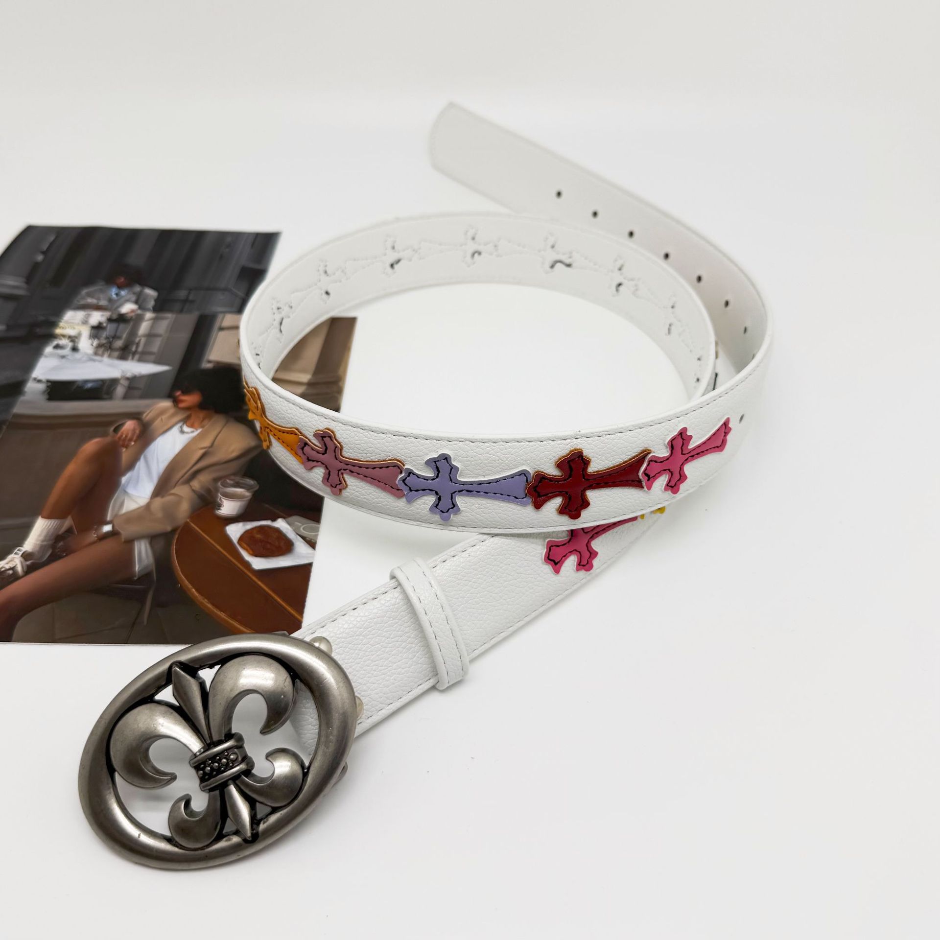 Cinturón cross de color CH cinturón clásico cinturón de jeans para hombres y mujeres cinturón de moda retro cinturón de moda cinturón de moda