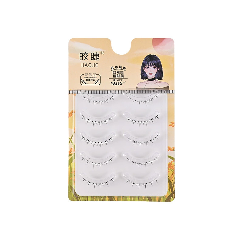 Transparent lengthening false eyelashes for eyelashes