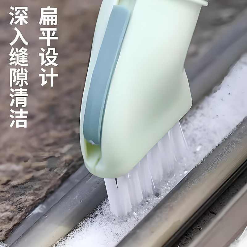ミネラルウォーターボトル洗浄ブラシは、ミネラルウォーターボトルに接続して乾湿両用洗浄ブラシとして使用できます。家庭用オールインワンのデッドコーナーと隙間ブラシです。|undefined