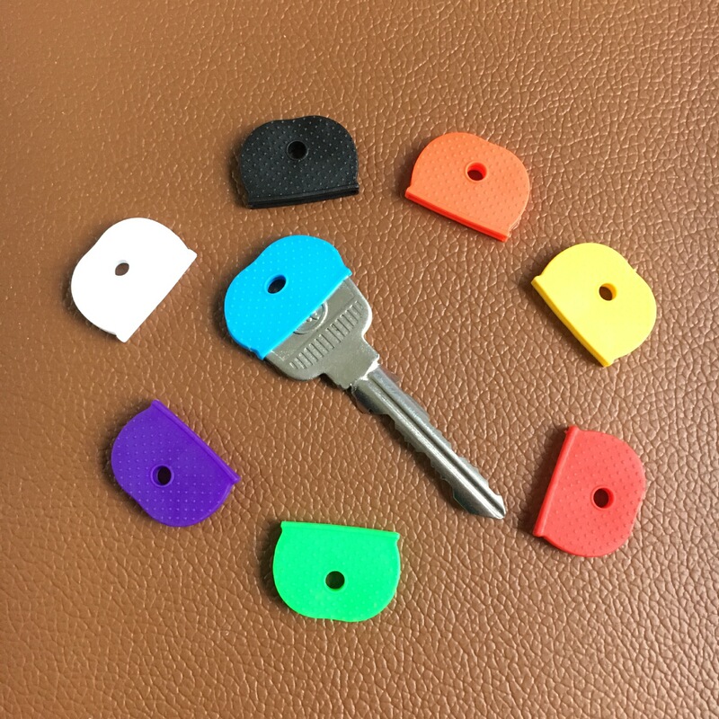 Silicone Key Caps, Elastic Key Covers, Colorful Key Rings, Lucky 8-Color Foreign Trade Amazon Supply Silicone Key Caps, Elastic Key Covers, Colorful Key Rings, Lucky 8-Color Foreign Trade Amazon Supply