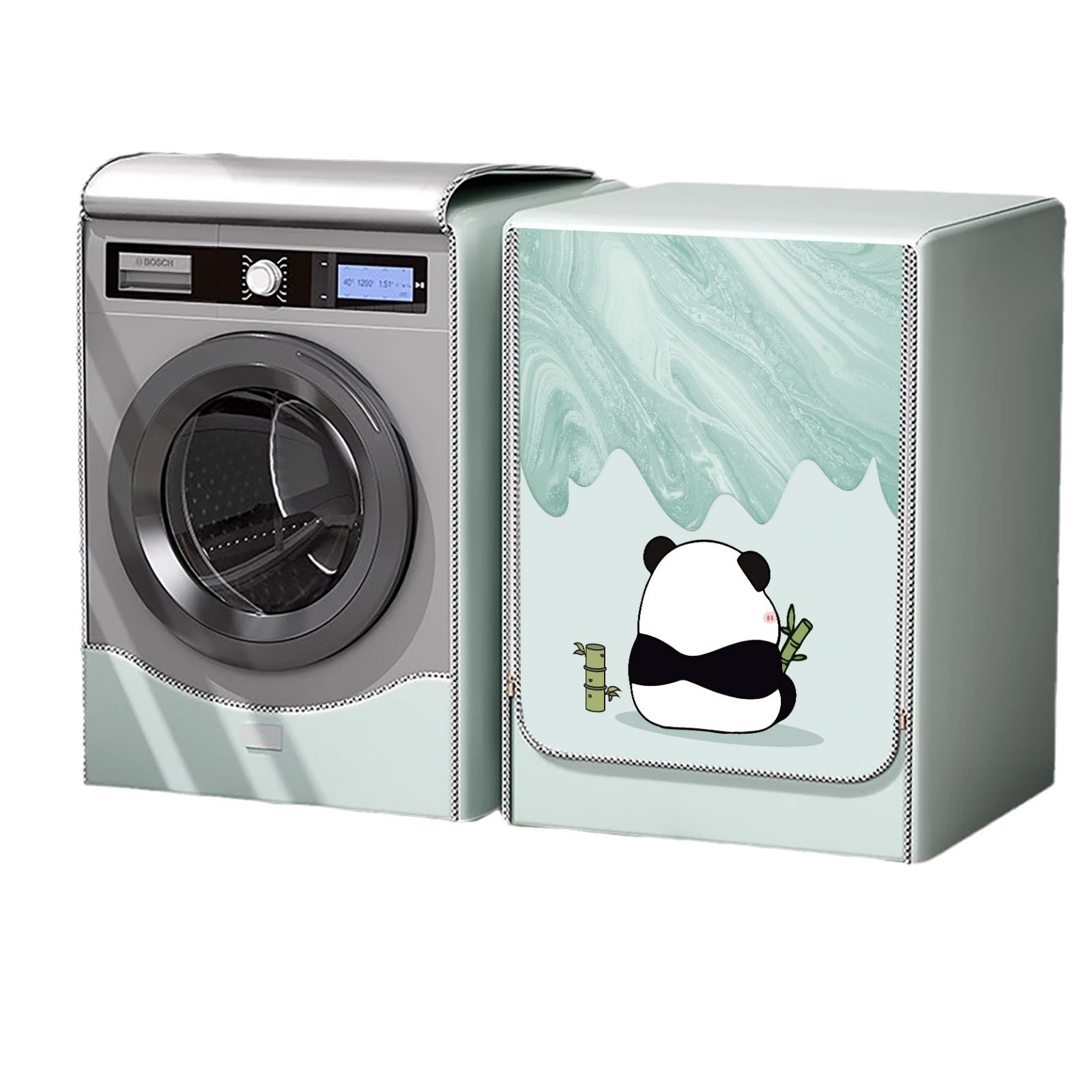 Cubierta de la lavadora de tambor Midea Haier Xiaomi Cubierta impermeable Cubierta antipolvo 10 kg Cubierta de protección solar automática universal