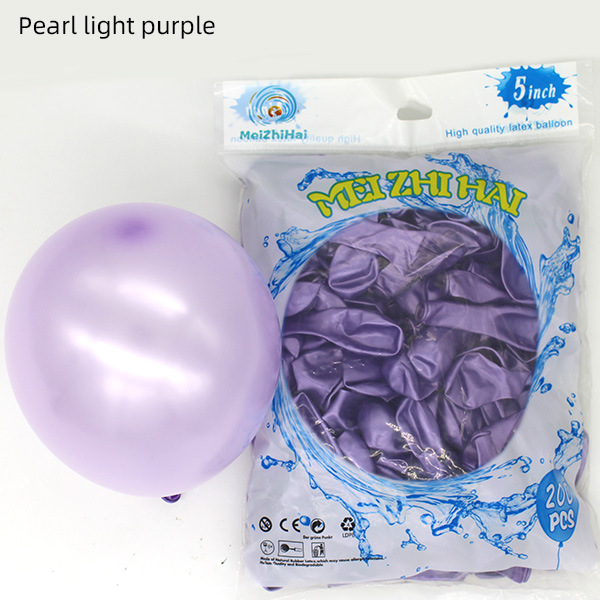 El mar de la belleza empuja el globo nacarado grueso para la decoración de la fiesta de cumpleaños