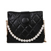 Small bag, shoulder bag, fashionable one-shoulder bag from pearl, 2021 collection, western style