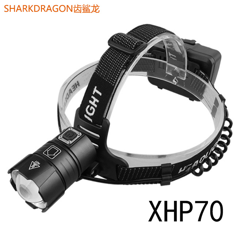 XHP70 LED fənər, USB ilə şarj olunan, zoom funksiyalı, alüminium