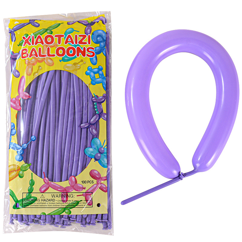 Globos largos en tira 260 globos mágicos 1.8g decoración para fiestas de cumpleaños infantiles globos largos metálicos color macarrón