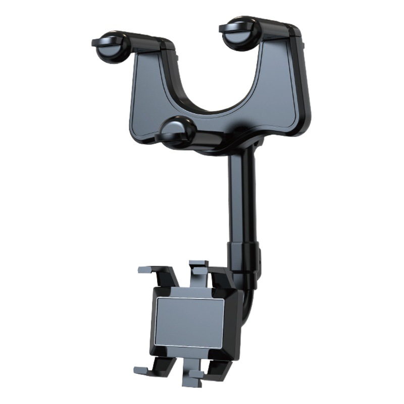 Soporte para teléfono móvil para automóvil Soporte para espejo retrovisor para automóvil Soporte multifuncional para teléfono móvil de 360 ° Suministros originales para automóviles al por mayor