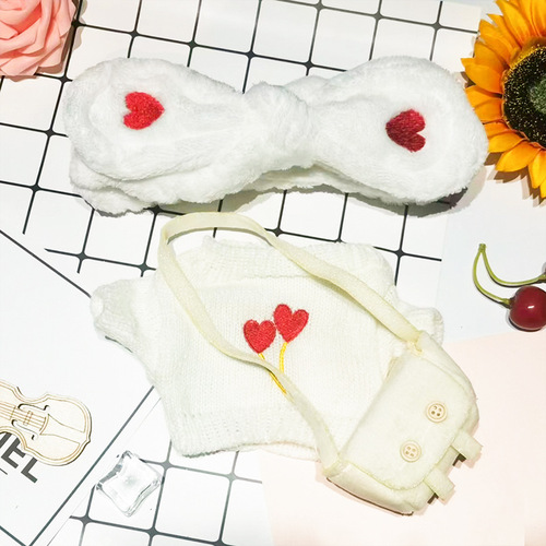 Internet-famous Hyaluronic Acid Duck Clothing Accessories: Plush Toy Outfits, Hats, and Matching Accessories—Including Mini Yellow Duck Doll Parts