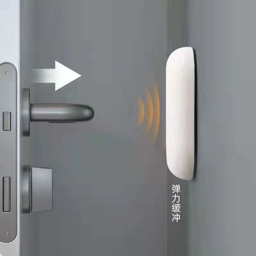 Square and Round Bumper Sticker for Door Knocker and Door Handle, Noise Reduction Sticker for Refrigerator and Cabinet Doors