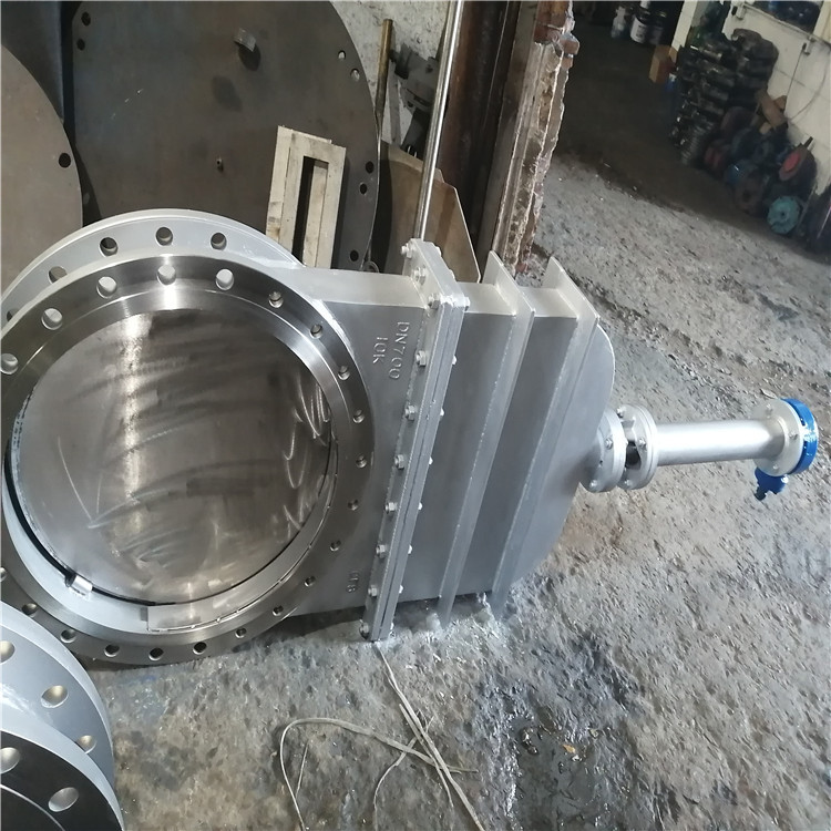 梅花型不锈钢暗杆刀型闸阀DMZ73W-10P DMZ73H-10P 矿用刀型刀板阀