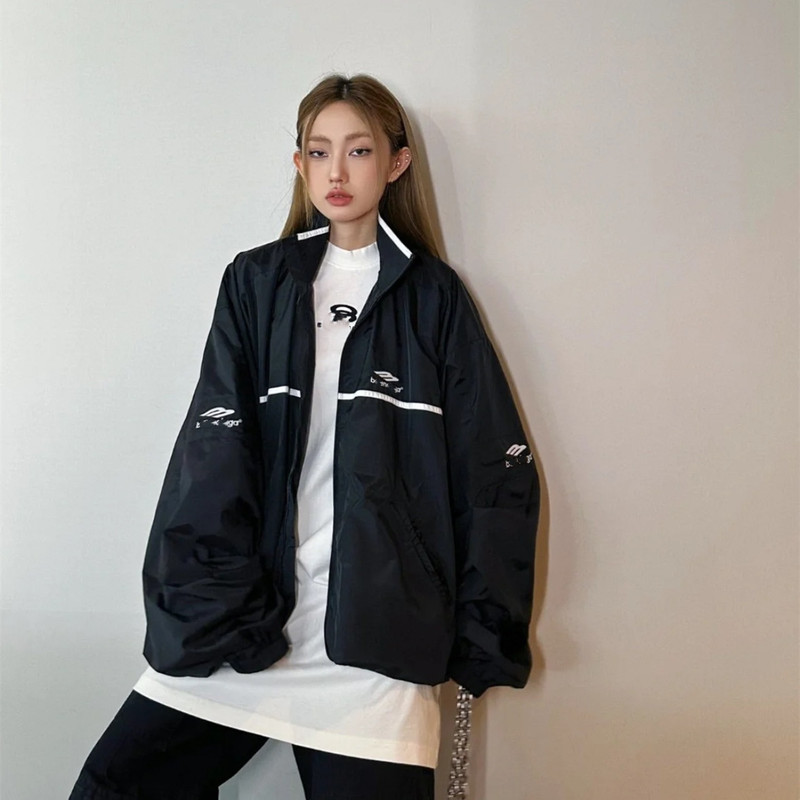 高品原標パリB家3B刺繍白条走秀金曾舜希同項突撃服ジャケット男女|undefined