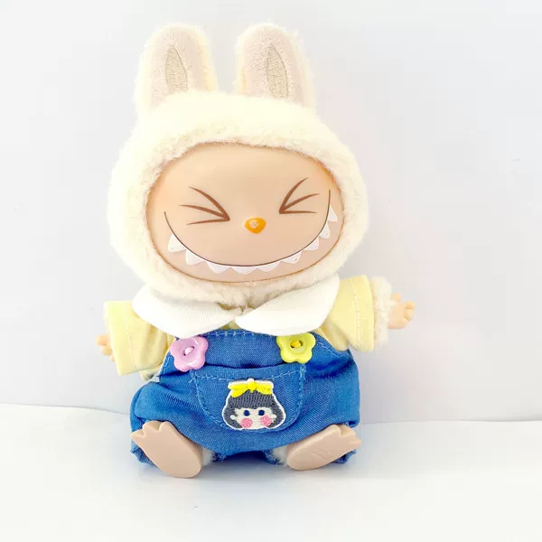 Denim yellow overall