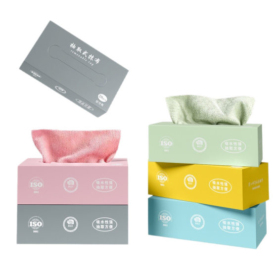 Scrub lint-free and oil-free disposable loafer rag thickened microfiber kitchen dishwashing cloth