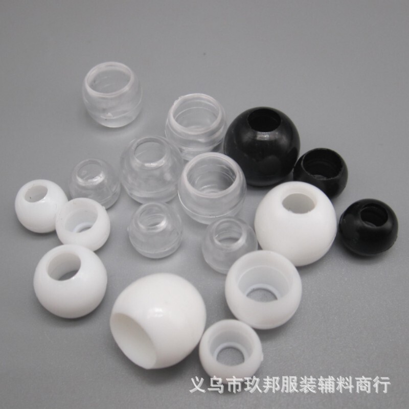 In-Stock Extra-Large Hanging Bell Plastic Shiny Beads Tent Accessories Large Round Beads Rope Anti-Slip Buckle