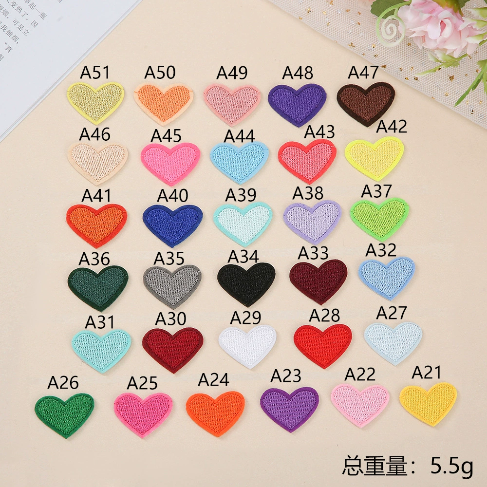 Компьютерная вышивка мульти-цветная любящая ткань, одежда, аксессуары, обувь, сумки, декоративные вышивка, наклейки, трансграничные поставки оптом