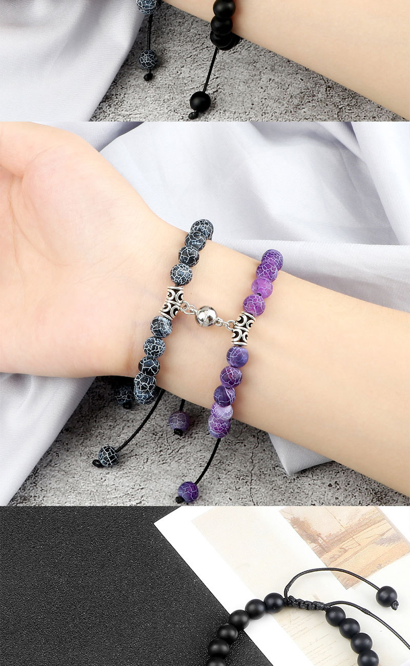 Handgefertigtes Perlenarmband Partner Set Mit Magnetverschluss_voghion.com