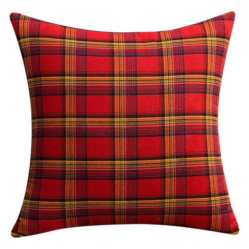 Cross-border new Amazon Christmas pillow case Nordic ins plaid cushion living room sofa home decoration pillow pillow