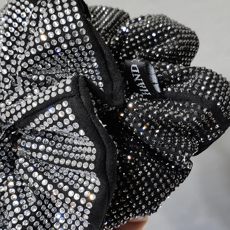 Korean Full Diamond Hair Scrunchies display picture 4