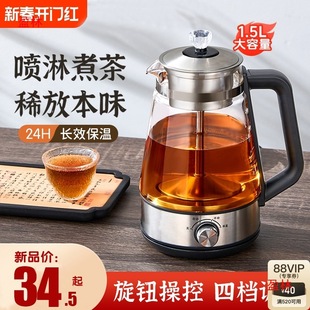 Small Health Preservation Teapot Steam Household Tea Set Heat Preservation 2024 Boiling Water New Tea Boiler Automatic Glass Boiling