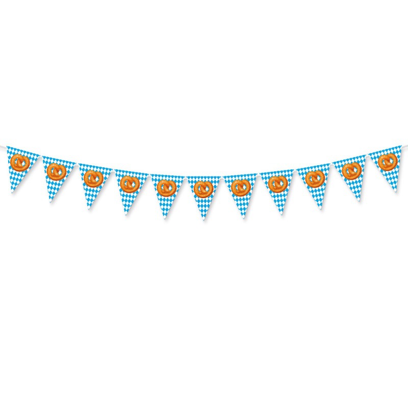 Oktoberfest de octubre decoración de fiesta banderín bandera de tracción decoración de vacaciones diseño al aire libre bandera de tracción