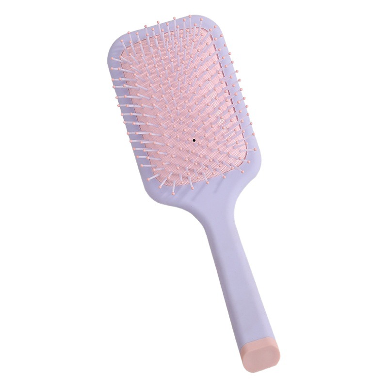 Xiaohongshu recomienda un peine con cojín de aire para masaje en el hogar, un peine con bolsa de aire esmerilado negro duradero para cabello liso y duradero, antiestático