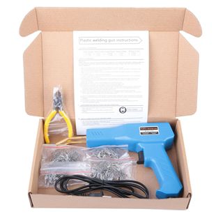H50 red black blue white yellow green plastic welding machine set car bumper plastic repair welding torch welding nail European and American regulations