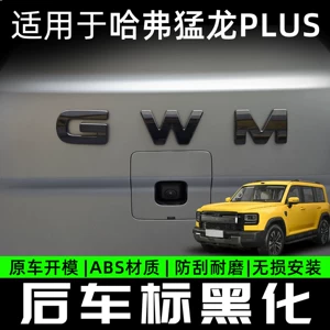 Haval Raptor Plus ABS Qara Arxa Avtomobil Loqoları, Fərdi Çizilməyə Davamlı Etiketlər