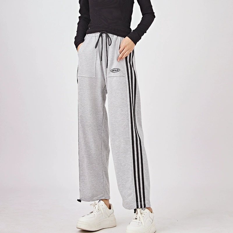 Extra large autumn trousers for leisure, plus size, for running