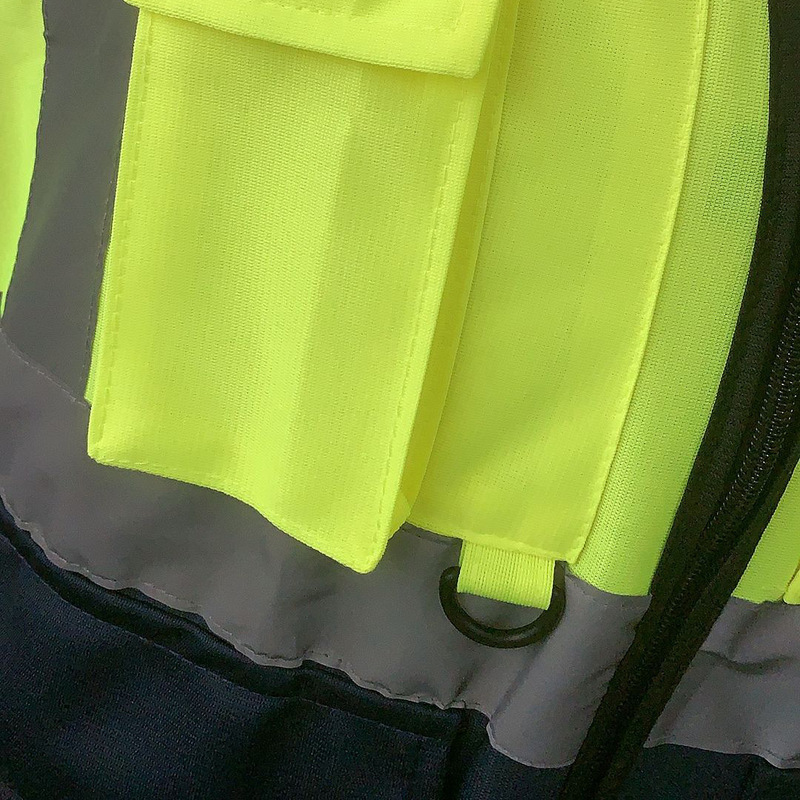 Reflective safety vest reflective vest reflective elastic strap safety volunteer multi-pocket vest