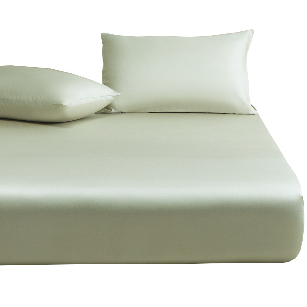 Sombrilla de cama Tiansi de una sola pieza 2025 nueva cubierta protectora de colchón todo incluido de verano juego de tres piezas de cubierta de cama de seda de hielo fresco