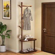 挂衣架实木落地卧室衣帽架客厅简约置物架可移动