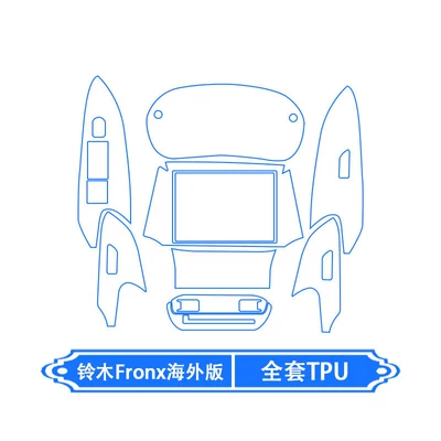 Car interior film: Screen Protective Film, Central Control