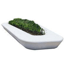 户外uhpc树池坐凳清水混凝土花坛园林景观雕塑坐凳公园水磨石座椅