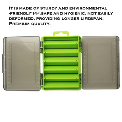 Lure bait box double-sided double-layer bait box tool box hard bait box collection nanono pencil manufacturer wholesale fishing gear box