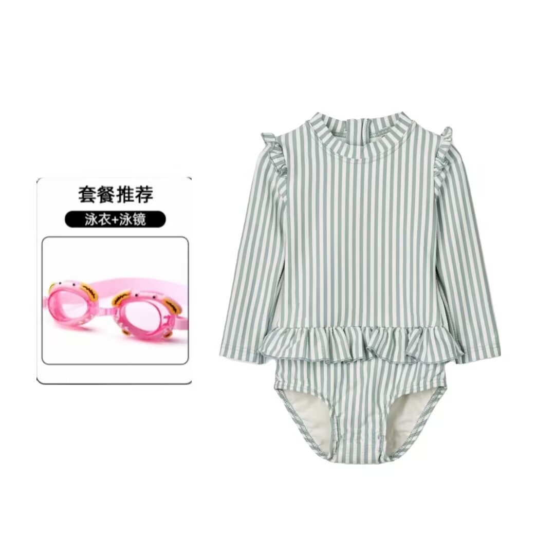 Niños trajes de baño de manga larga de secado rápido para niñas nuevas niñas lindas trajes de baño al por mayor