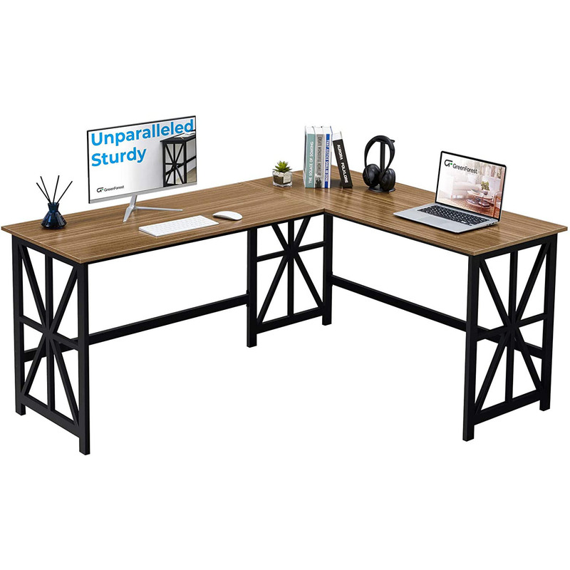 Simple industrial heavy-duty computer corner table double-sided game table Workbench suitable for home office Simple industrial heavy-duty computer corner table double-sided game table Workbench suitable for home office