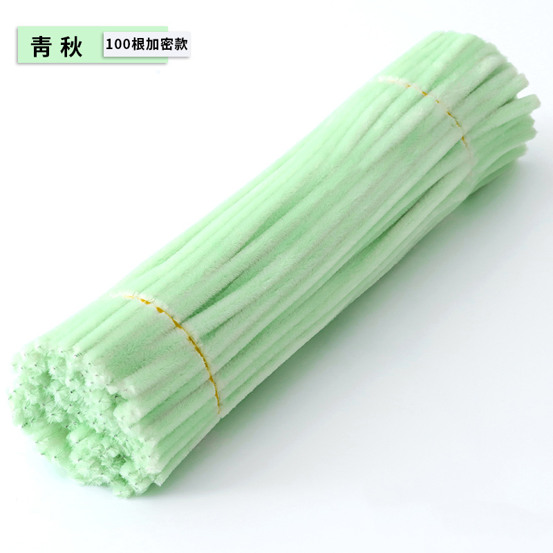 Macarón torsión varilla de cifrado ramo de terciopelo hecho a mano DIY material paquete de juguetes inteligentes fuegos artificiales raíz de pelo colorido