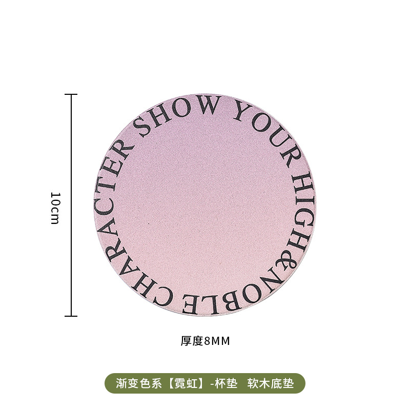 Luz de lujo creativo posavasos de cerámica estera de aislamiento estera impermeable mantel absorbente traje de montaña antideslizante estera de corcho