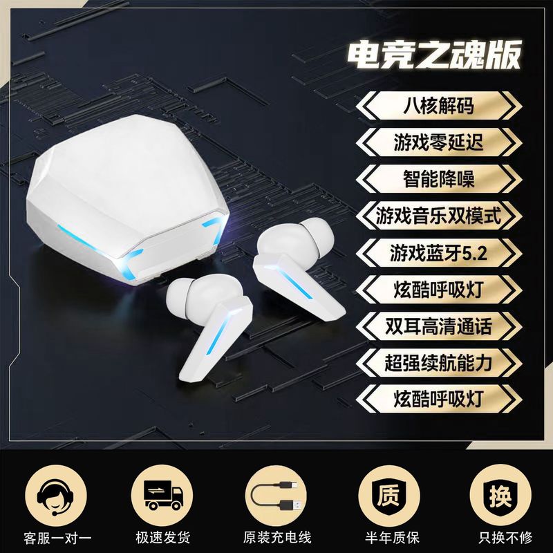 国境を越えた新型プライベートモデルm10twsミニ無線bluetoothイヤホン騒音低減入耳式電気競争ゲームイヤホン卸売り|undefined