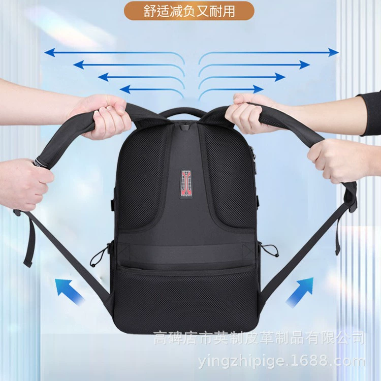 Backpack, capacious waterproof bag, universal laptop, travel bag, business version