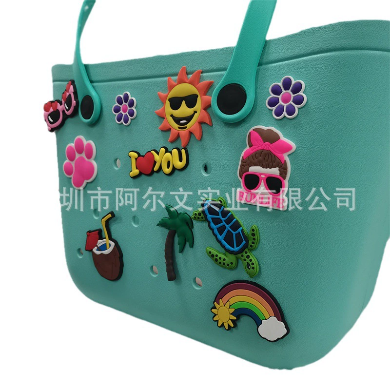 Cartoon compatible pendant, beach bag accessory, Amazon