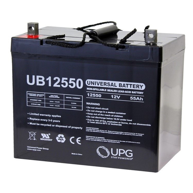 UNIVERSAL蓄电池UB12550 12V55AH后备储能 机房供电 UPS配电