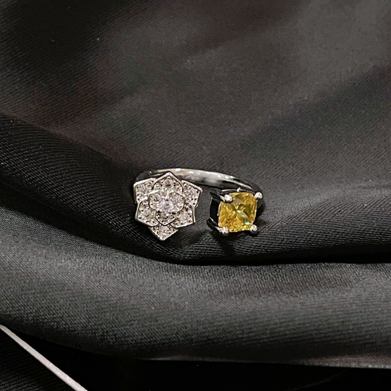 7g Weight Zircon Inlay Material Rings Classification Adjustable Ring Size 1 Piece Quantity Daily Occasion Copper Material Geometric Pattern All Seasons Season Women's Gender Inlay Design IG Style, Shiny Style Wholesale Jewelry IG Style Shiny Geometric Copper Zircon Inlay Rings 10