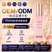 跨境定制PDRN胶原啫喱喷雾气泡油植物囊泡粉红果冻喷雾精华液贴牌