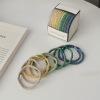 Hair accessory, base elastic hair rope, simple and elegant design, Korean style, wholesale