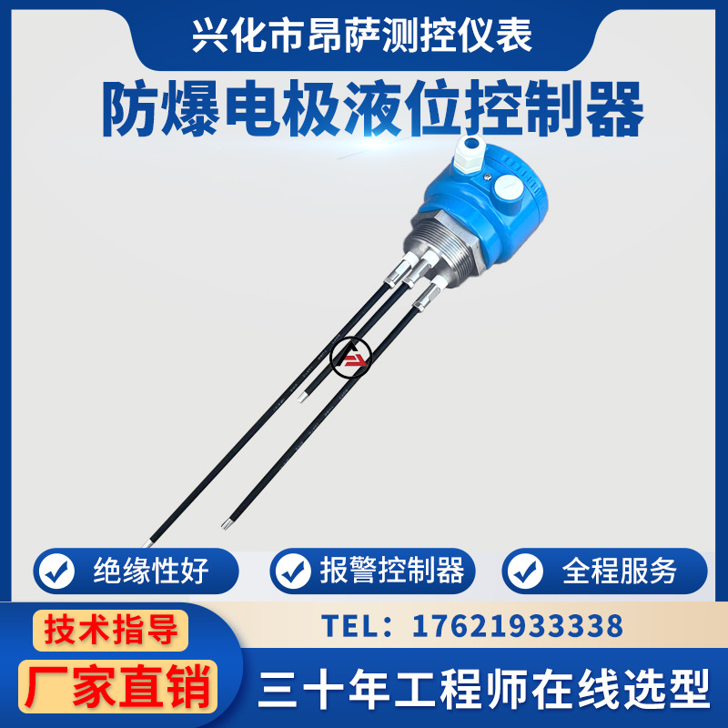 防爆电极式液位计水位开关液位计控制器不锈钢电极探头液位传感器