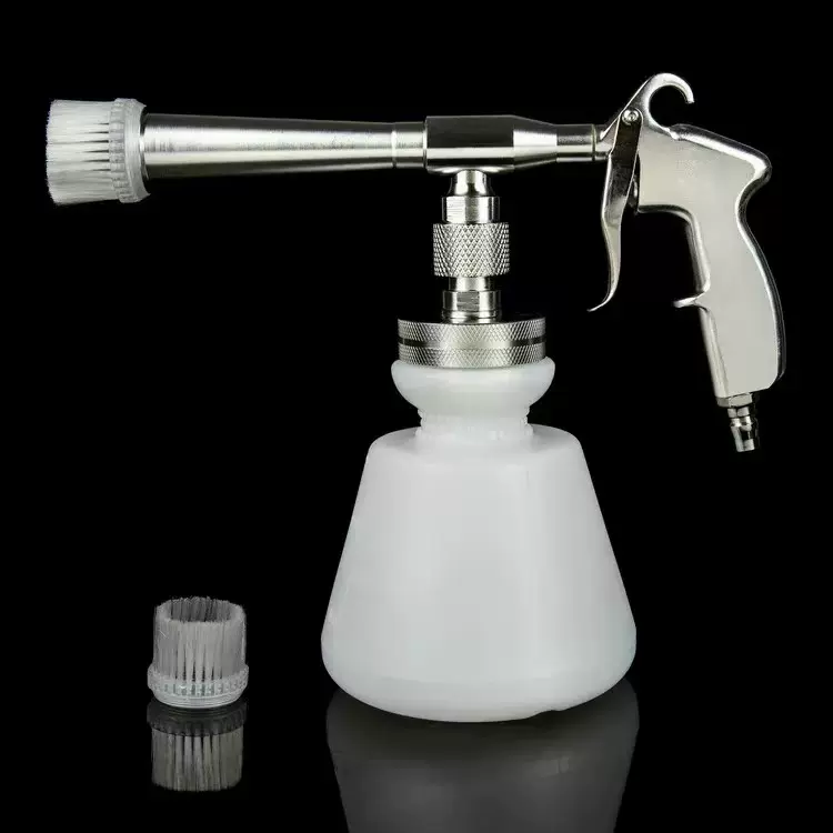 旋转风清洗枪狗窝猫窝清洗枪狗粮桶清洗枪气动清洗工具毛刷清洗喷